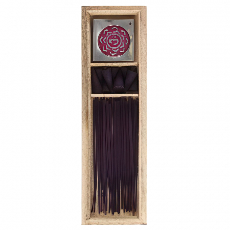 Set Betisoare si Conuri Parfumate, Mure, Chakra Coroana [1]
