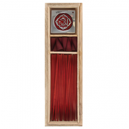 Set Betisoare si Conuri Parfumate, Capsuni, Chakra Radacina [1]