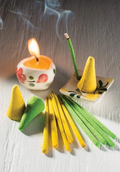 Set Cadou Mini cu Lumanare si Incense [2]