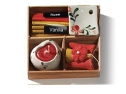 Betisoare parfumate - Set Cadou Mini cu Lumanare si Incense