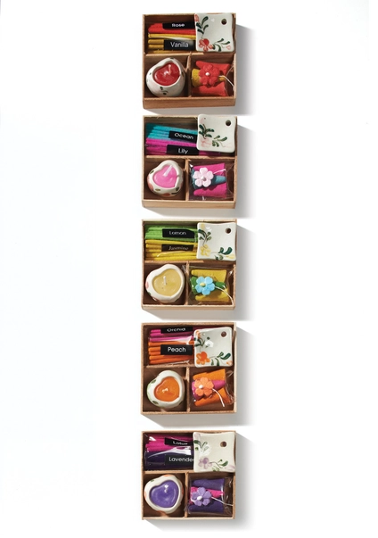 Set Cadou Mini cu Lumanare si Incense [3]