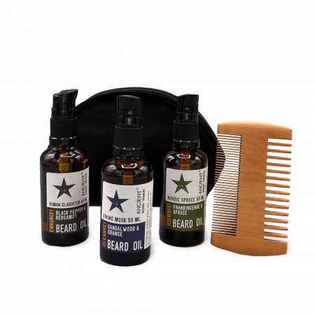 Ingrijire barbati - Set Cadou pentru ingrijire barba