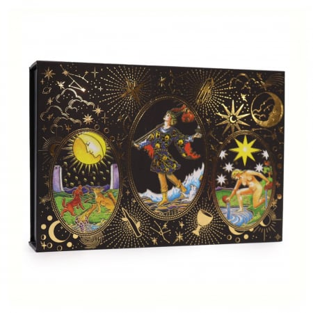 Carti tarot si oracol - Set Cadou Tarot cu Folie de Aur