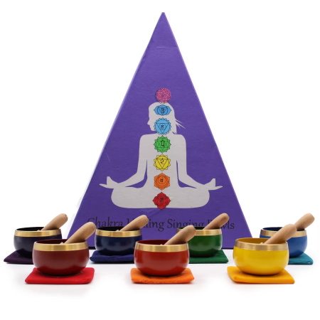 SPIRITUALITATE - Set Cadou Vase Cantatoare Piramida Chakra