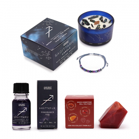 Cadouri pentru Zodii - Set Cadou, Zodia Sagetator, Optimism si Libertate