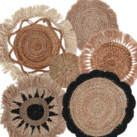 Decoratiuni de perete - Set 6 decoratiuni de perete, Kribo Collection