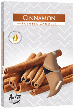 Lumanari - Set 6 Lumanari Parfumate tip pastila, Aroma Scortisoara