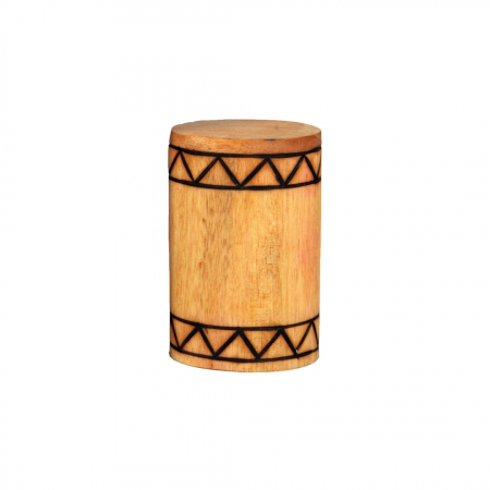 Diverse - Shaker Cilindric, lemn de Trandafir Indian si Mango,  8 cm