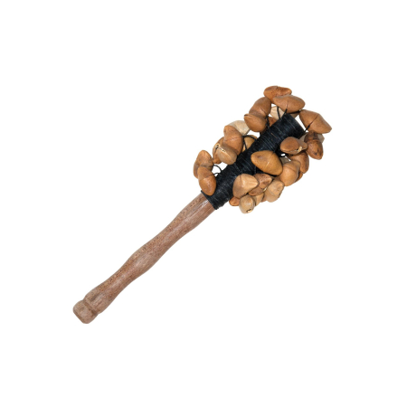 Instrumente samanice - Shaker de mana din seminte Chacha cu bat