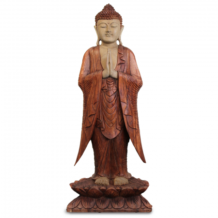 Statui si statuete - Statueta Buddha sculptata manual, 1m