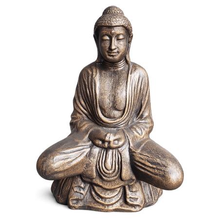 Buddha - Statuie Buddha Mare stil Thailandez – 0,96 m, antichizat