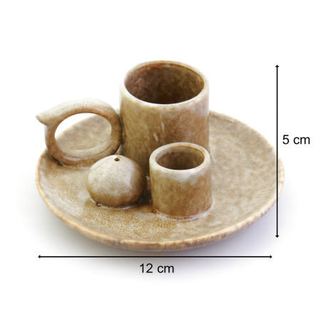 FUMIGATIE - Suport din ceramica multifunctional