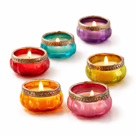 DECORATIUNI - Suport lumanare forma dovleac