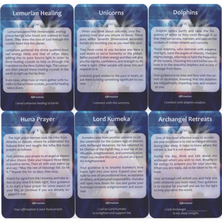 Set 52 Carti Oracol, Ascension Cards – Diana Cooper [1]