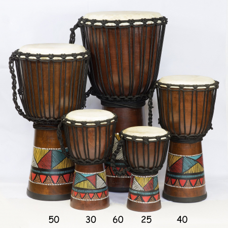 Toba Africana Djembe Pictata, 50 cm [3]