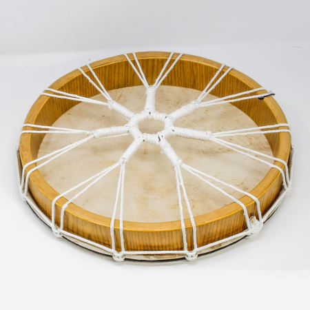 Toba Samanica de mana, 40 cm, piele de capra [3]