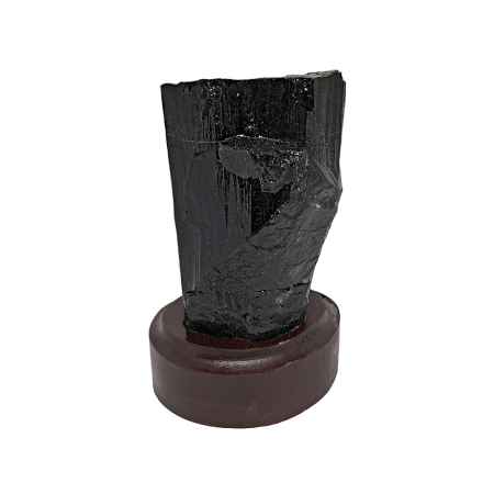 Turmalina Neagra pe suport din lemn, Model 2, 500-750 g [2]