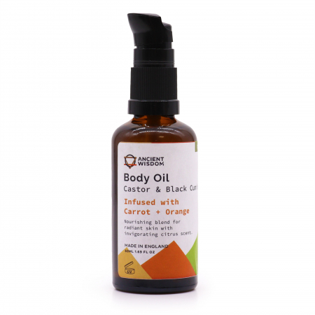 Uleiuri de corp - Ulei Organic de corp cu Portocala si Morcov, 50 ml