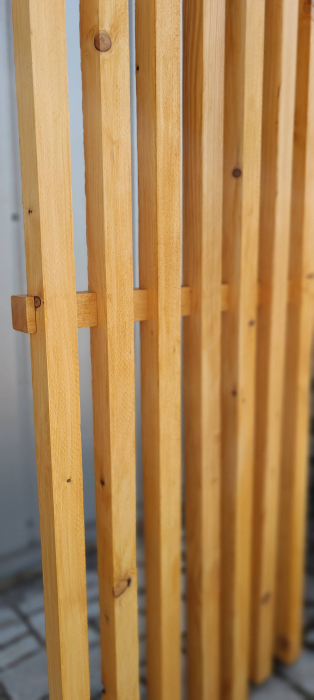 Rifaj exterior din lemn LIGNUS pentru grilaj terasa, balustrada, balcon [4]