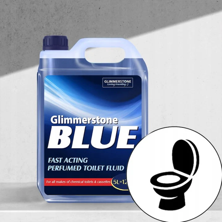 Detergent concentrat pt Toalete Turistice Portabile /Autorulote/Camping -5L Calitate Premium-Preparatul sustine descompunerea fecalelor si a hartiei igienice, previne acumularea de gaze si faciliteaza [1]