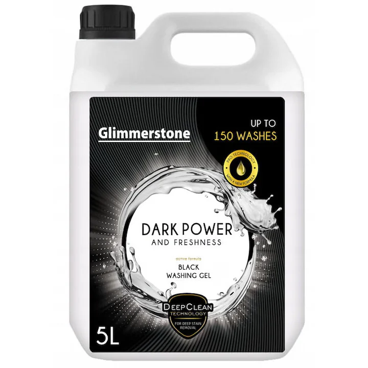 Detergent Gel pentru haine Negre Premium concentrat 5 litri -150 spalari- Ingredientele continute in material protejeaza fibrele de deteriorare, albire si decolorare. Datorita noii tehnologii, parfumu [1]