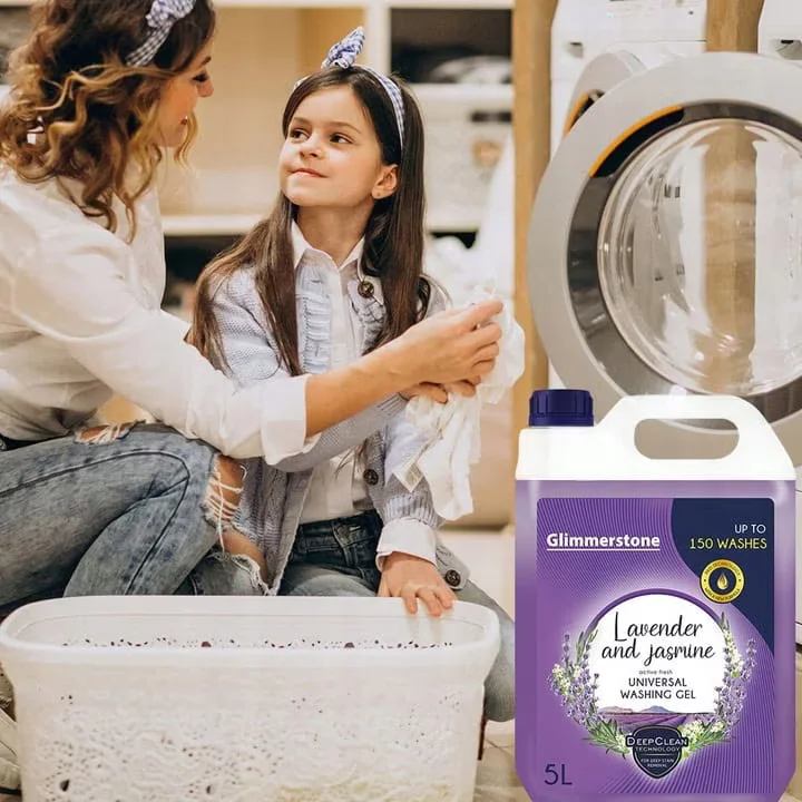 Detergent Gel Premium Glimmerstone Germania Lavanda si Iasomie 5 litri +Detergent Gel Rufe haine Negre Premium 5 litri 300 spalari [5]