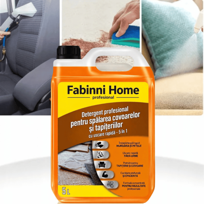 Detergent pentru aspiratoare injectie-extractie Premium- 10 litri- un produs profesional conceput pentru indepartarea murdariei tipice de pe covoare si tapiterie [3]