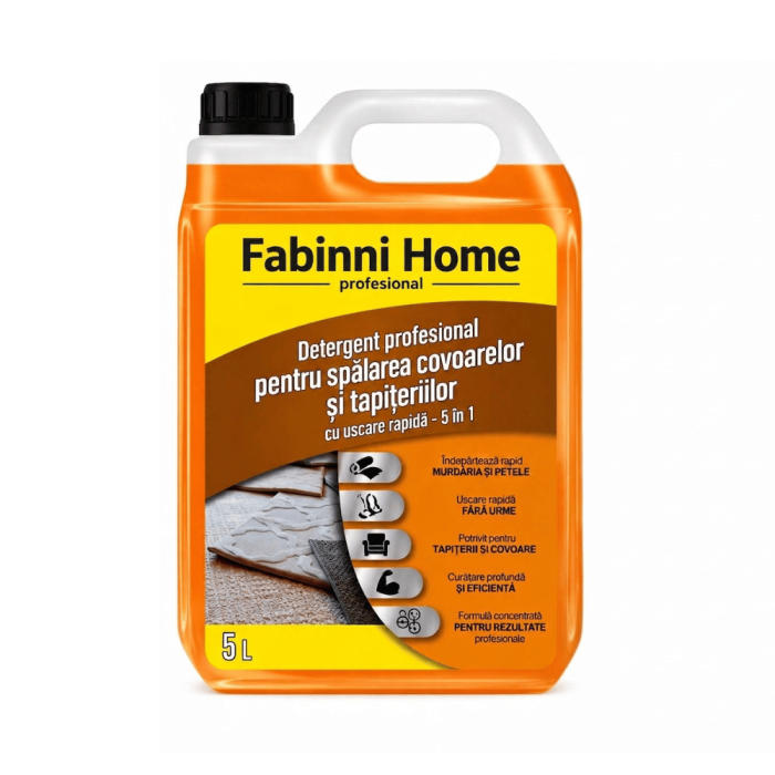 Detergent pentru aspiratoare injectie-extractie Premium- 5 litri- un produs profesional conceput pentru indepartarea murdariei tipice de pe covoare si tapiterie [2]