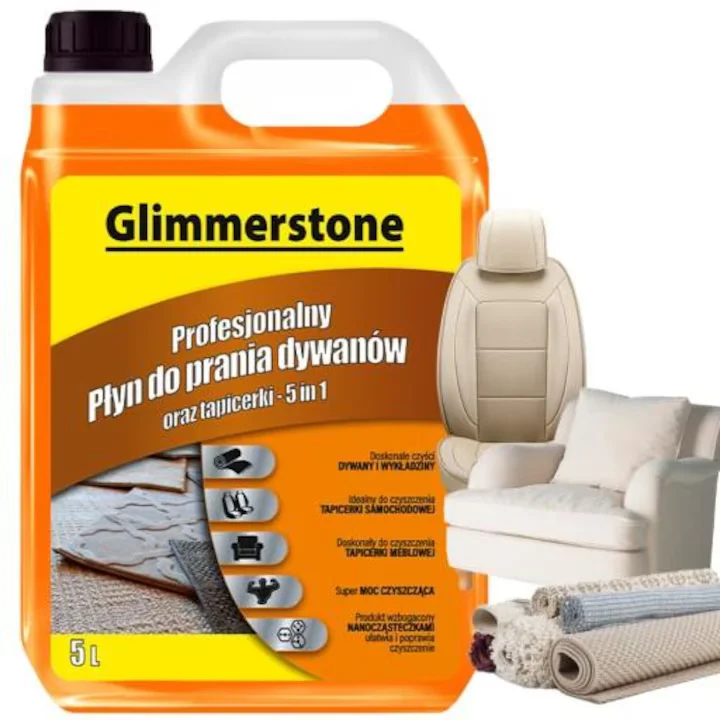 Detergent pentru aspiratoare injectie-extractie Premium- 5 litri- un produs profesional conceput pentru indepartarea murdariei tipice de pe covoare si tapiterie [1]