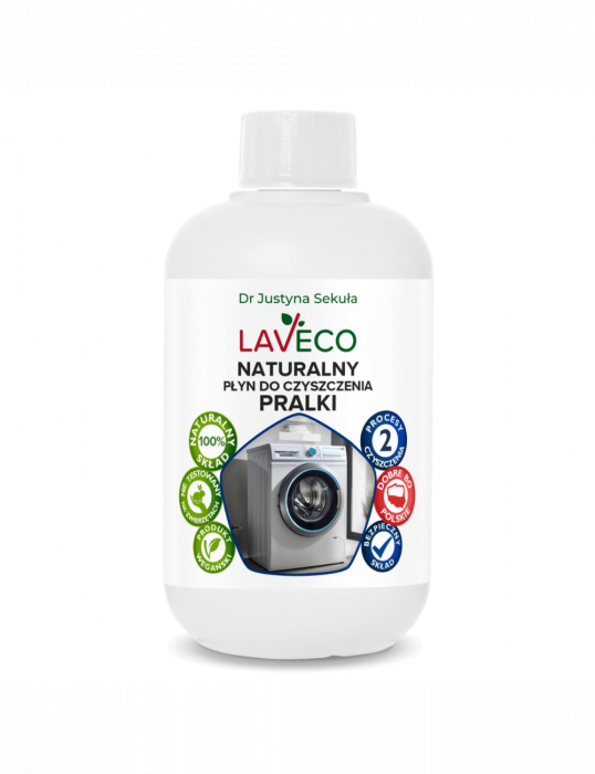 Solutie pentru curățarea mașinii de spălat rufe sau vase Bio (100% natural)- 0,5 l-LavEco [2]