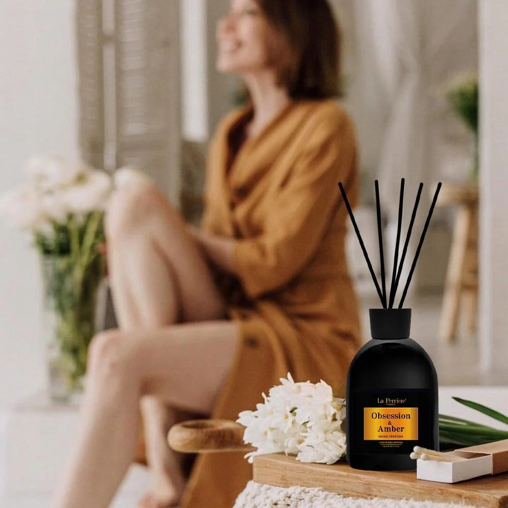 Odorizant de cameră de lux Möller SPA Obsession & Amber, cu bețișoare  [2]