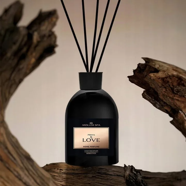 Pachet Cadou Pt femei Cutie cu 4x250 ml Parfum de camera cu betisoare Premium-Scandal, BlackBerry, White Musk si Orange-Eleganta si Rafinament in fiecare sticl [3]