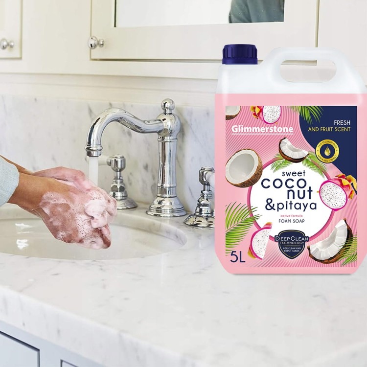 SAPUN SPUMANT PREMIUM CU NUCĂ DE COCOS ȘI PITAYA 5L + DOZATOR DE SPUMĂ+TRANSPORT GRATUIT [4]