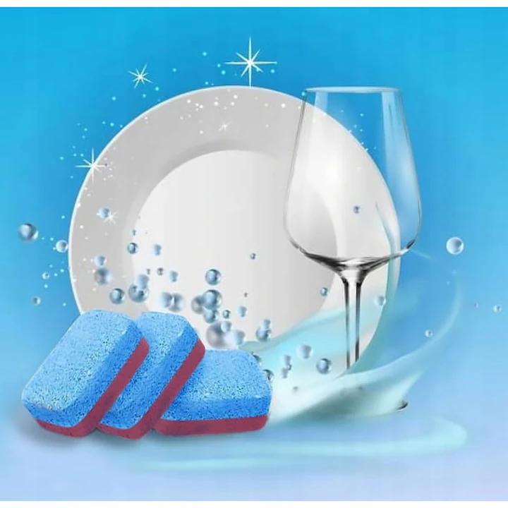 Set tablete pentru masina de spalat vase Bresh 12 in 1 100 buc + agent de clatire Glimmerstone 5L, multicolor [6]