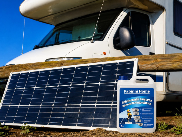 Solutie de curatare a panourilor solare si fotovoltaice concentrat la 5 litri-indepartarea eficienta si sigura a murdariei de pe suprafata panourilor -lichidul nu lasa urme sau reziduuri, maximizand a [3]