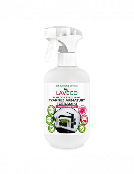 Solutie Naturala pentru curățarea fitingurilor negre și a ceramicii – verbena sălbatică – 0,5 l-LavEco [2]