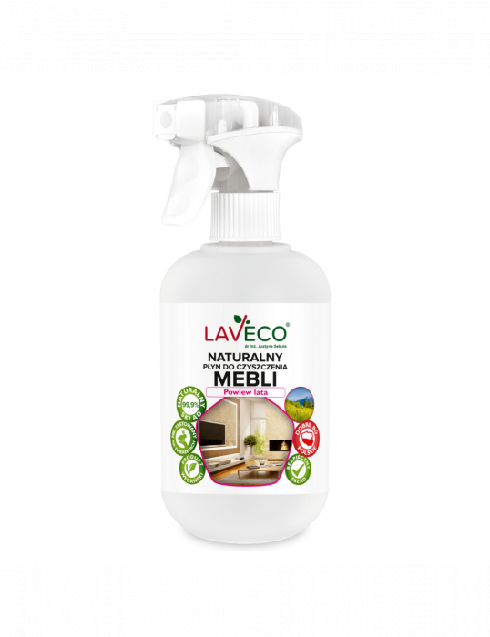 Solutie Naturala pentru curățarea mobilierului - o suflare de vară - 0,5 l-LavEco [2]