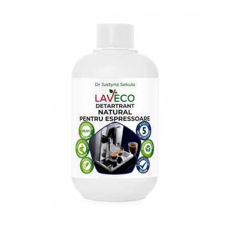 Produse BIO - Agent de detartrare Natural pentru aparatele de cafea - 0,5 l-DeLonghi, Philips, Siemens, Krups, Saeco, Bosch etc. -LavEco