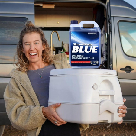 Detergent concentrat pt Toalete Turistice Portabile /Autorulote/Camping -5L Calitate Premium-Preparatul sustine descompunerea fecalelor si a hartiei igienice, previne acumularea de gaze si faciliteaza [1]