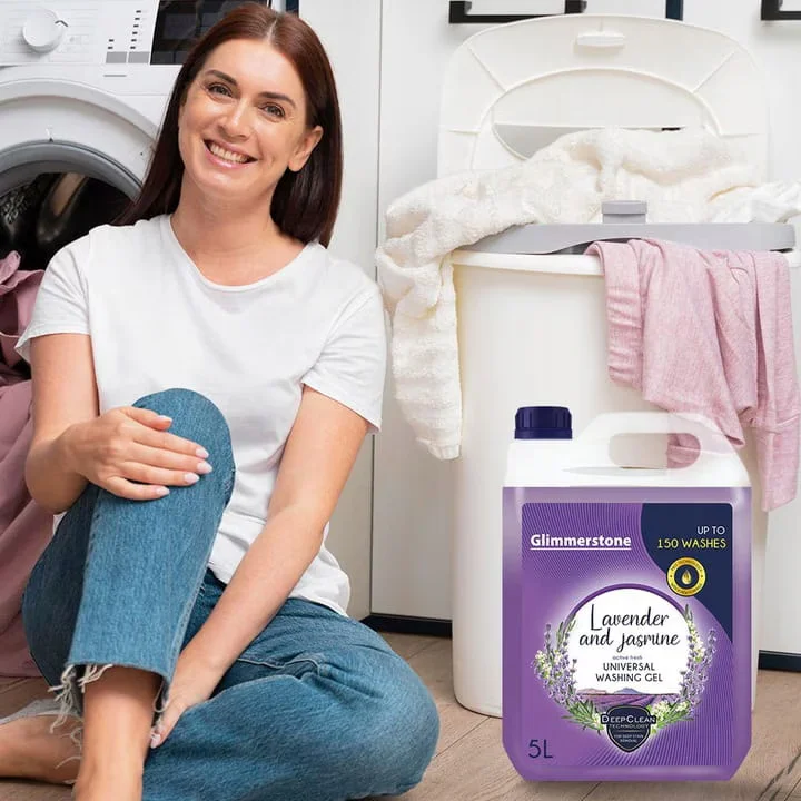 Detergent Gel Premium Glimmerstone Germania Lavanda si Iasomie 5 litri +Detergent Gel Rufe haine Negre Premium 5 litri 300 spalari [2]