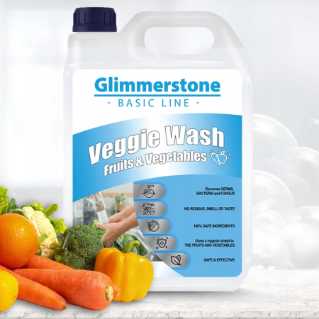 Produse BIO - Detergent Natural 100% pentru spalarea fructelor si a legumelor 5L -este utilizat pentru a indeparta reziduurile de pesticide, ingrasaminte si contaminanti din fructe si legume -Nu are gust sau miros