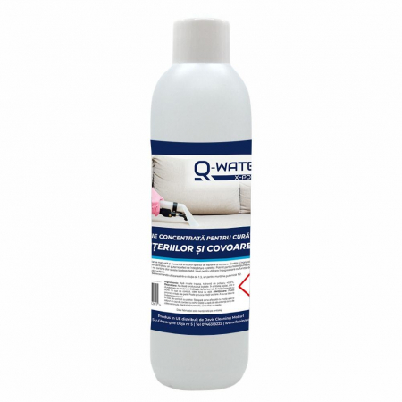 Produse pentru masini - Detergent pentru aspiratoare injectie-extractie pentru tapiterii si covoare-1 L Q-WATER X-POWER este un concentrat cu efect puternic de indepartare a petelor, ideal pentru toate tipurile de tapiterie.