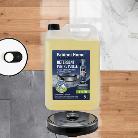 Detergent pentru aspiratorul robot cu mop sau mopuri Bionice-solutia este 100% bio,concentrata si compatibila cu orice Robot sau Mop -5 litri [3]
