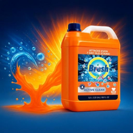 Detergent Rufe Universal Automat Bresh Germania 3x5 litri - Acest produs este conceput pentru spalarea hainelor albe si colorate. Ingredientele sale protejeaza fibrele de deteriorare, incaruntire si d [2]