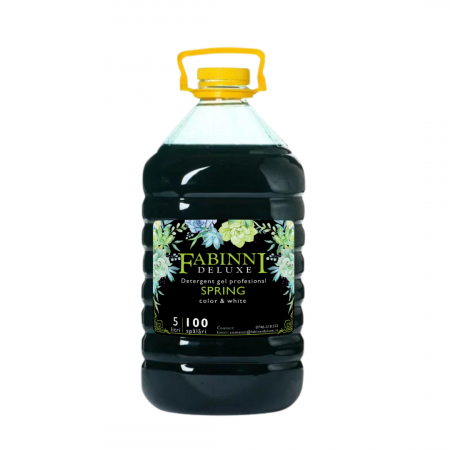 Pachet 3x5 L Detergent FabinniDeluxe SprinG+Fresh+dozator cadou+transport gratuit! [2]