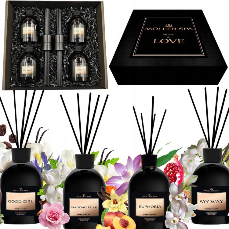 Pachete Luxury - PACHET CADOU PENTRU FEMEI PREMIUM 4X250 ML- Eleganță și lux în fiecare picătură-GOOD GIRL,MY WAY,MODEMOISELLE,EUPHORIA-TRANSPORT GRATUIT