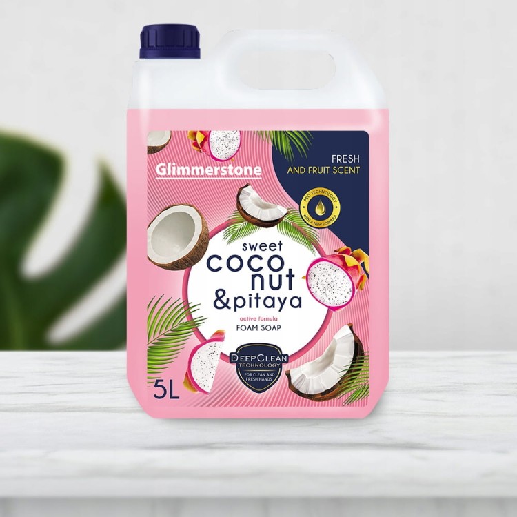 SAPUN SPUMANT PREMIUM CU NUCĂ DE COCOS ȘI PITAYA 5L + DOZATOR DE SPUMĂ+TRANSPORT GRATUIT [5]