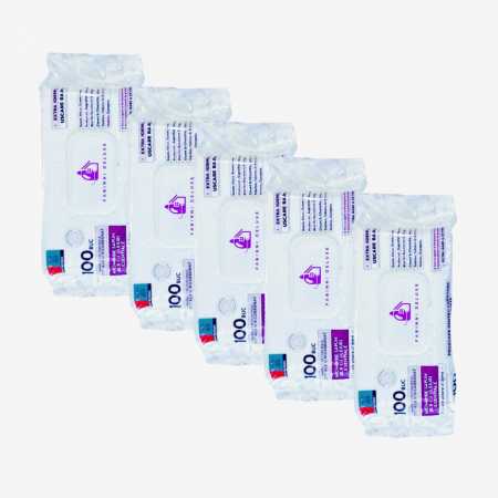 Produse BIO - Servetele cu bicarbonat si otet Vegane cu uleiuri Esentiale pentru curatarea tuturor suprafetelor 5 pachete x100 buc (500 buc)!