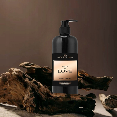 Set cadou pentru El -Setul Priya and Love este un set cadou unic care combina eleganta, luxul si ingrijirea excelenta-Sampon si gel de dus nutritiv cu ginseng-Odorizant cu parfum de oud-Lumanare parfu [4]