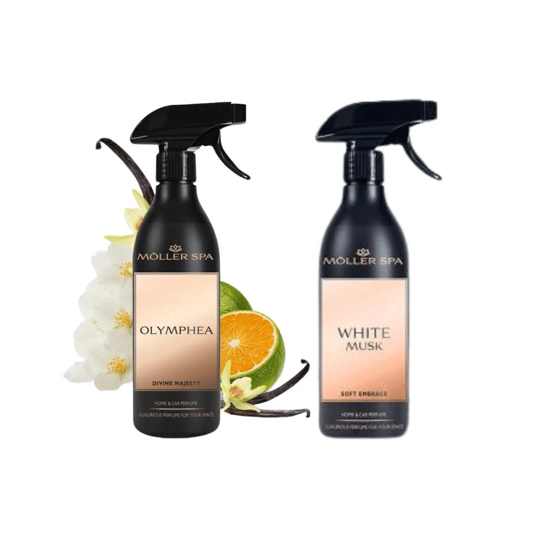 Pachete Luxury - Set Odorizante Premium Möller Spa – Olympea Divine Majesty & White Musk Soft Embrace